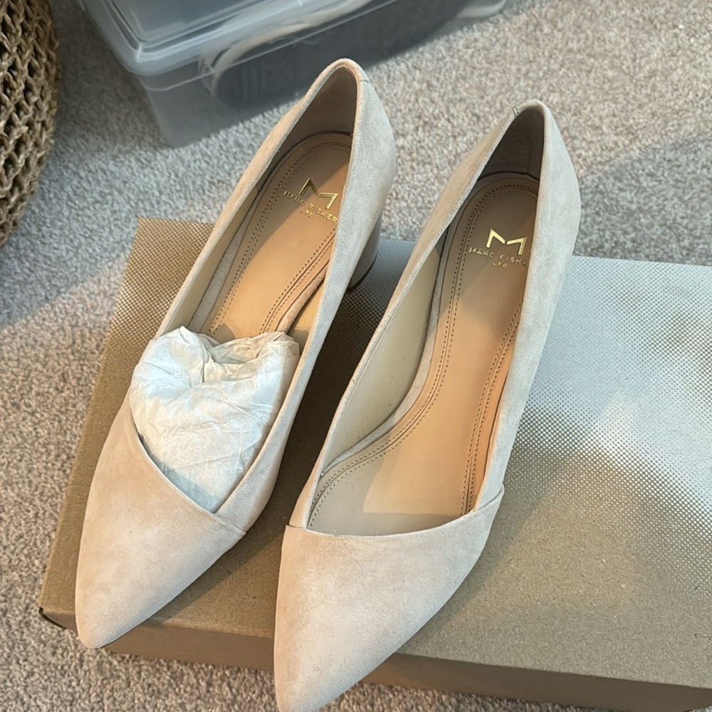 Brand New Marc Fisher Nude Heels - Picture 3 of 3